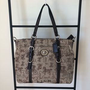 Coach Factory Bag with stagecoach design